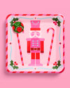 25 colorful Christmas Nutcracker paper plates