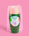 Emerald City Cups - 16 plastic cups