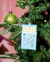 Perfect Match Ornament - blue matchbox ornament - B.You Boutique & Boji Balloon Bar