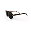 Retro Oval Flat Sunglasses