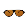 Retro Oval Flat Sunglasses