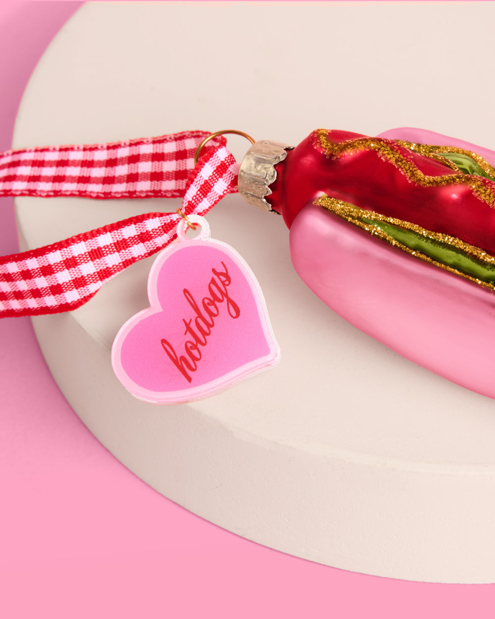 Hot Dog Ornament - iridescent ornament - B.You Boutique & Boji Balloon Bar