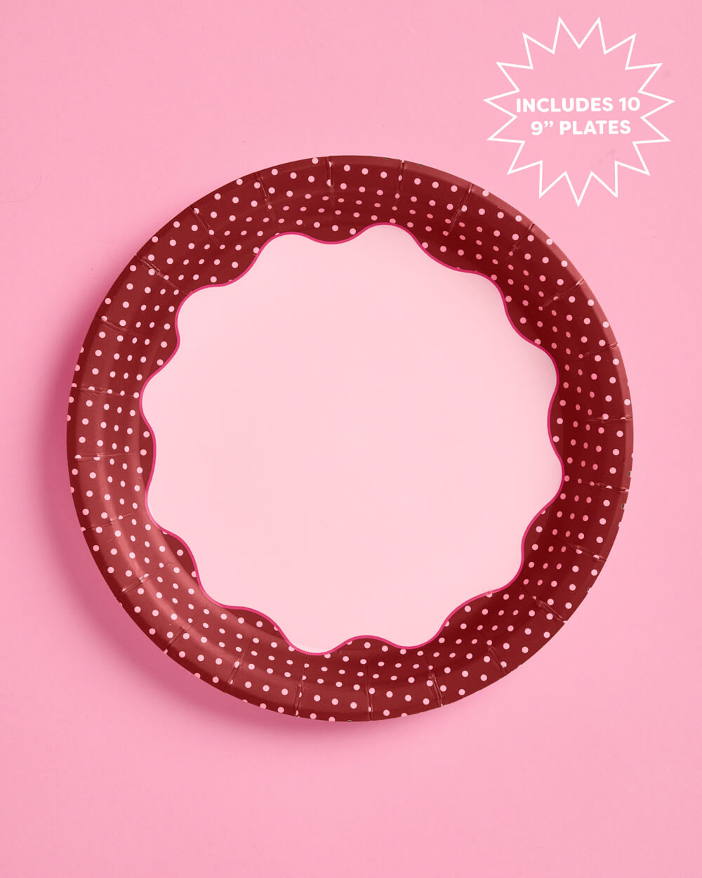 Wine Not Paper Plates – 9 Inch by XO Fetti
