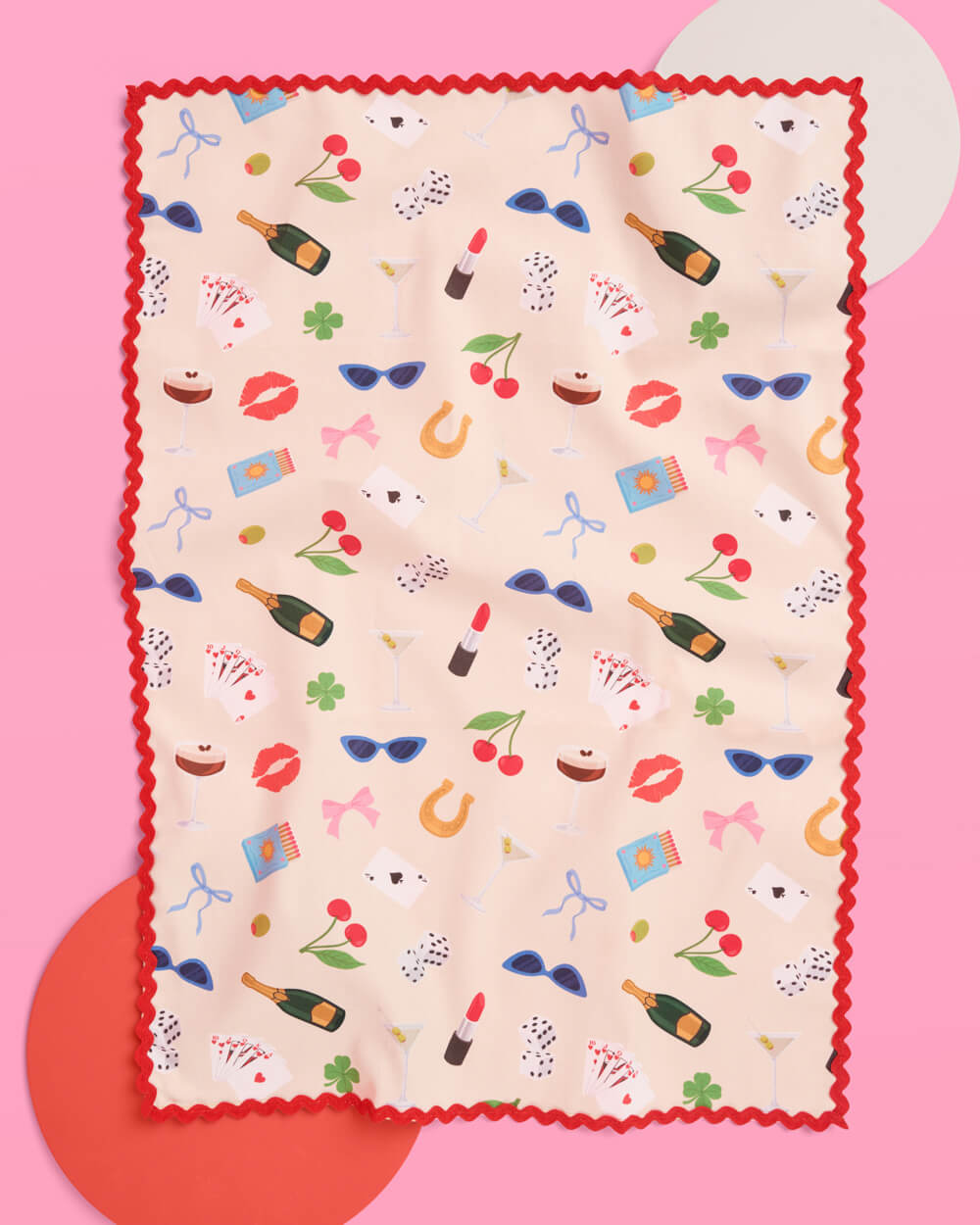 Cute Girl Tea Towel - cotton tea towel - B.You Boutique & Boji Balloon Bar