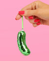 Disco Pickle Ornament - green disco ornament - B.You Boutique & Boji Balloon Bar