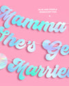 Mamma Mia Banner - three piece banner