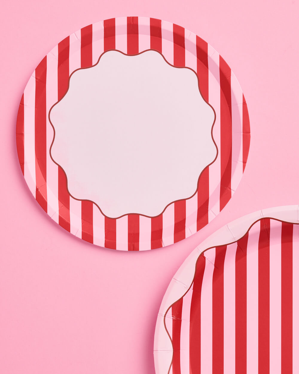Candy Stripe Paper Plates – 7 Inch by XO Fetti