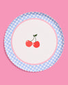 Cherry Plates - 24 paper plates