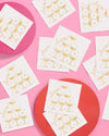 Gold Cheers Napkins - 50 foil napkins - B.You Boutique & Boji Balloon Bar