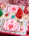 25 colorful Christmas Nutcracker paper plates