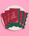 Tis the Season Napkins - 50 rectangle napkins - B.You Boutique & Boji Balloon Bar