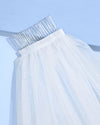 The Feather Veil - premium tulle w. feathered trim