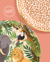 Safari Plates - 24 paper plates