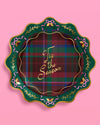 Tis the Season Christmas Plate Set 32 plates total: 16 large 9" plates + 16 small 7" dessert plates