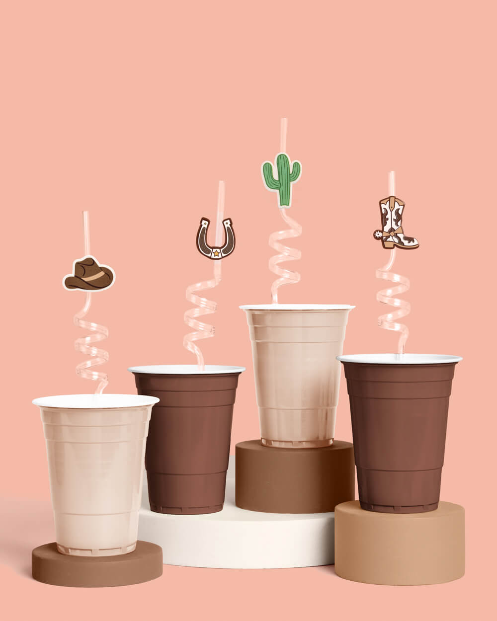 Saddle Up Straws - 16 reusable straws - B.You Boutique & Boji Balloon Bar