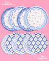 Coastal Plates - 32 paper plates, 2 sizes