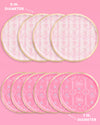 Romance Plates - 32 paper plates, 2 sizes