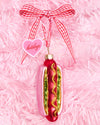 Hot Dog Ornament - iridescent ornament - B.You Boutique & Boji Balloon Bar