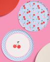 Cherry Plates - 24 paper plates