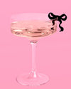 Little Black Bow Drink Markers - 8 drink markers