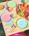 Pool Party Plates - 24 paper plates