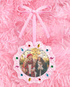 Picture Perfect Ornament - pink frame ornament