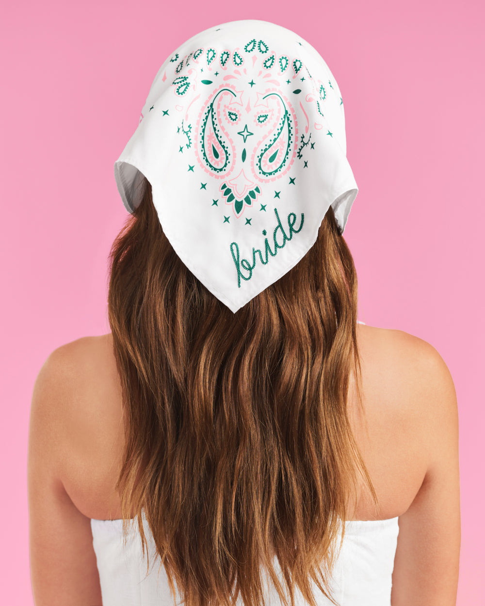 Camp Bride Bandana - embroidered bandana - B.You Boutique & Boji Balloon Bar