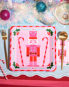 25 colorful Christmas Nutcracker paper plates