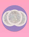 Shimmer Disco Pack - tablecloth, plates + napkins