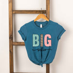 Big Sister Leopard Toddler Graphic Tee