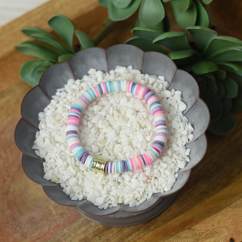 Kendra Silicone Disc Stretch Bracelets