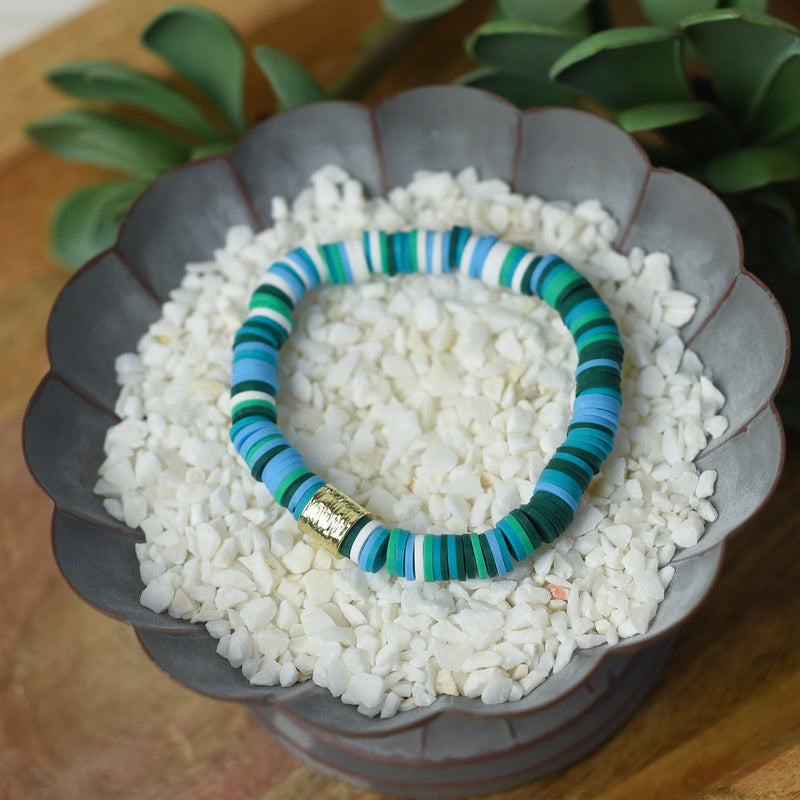 Kendra Silicone Disc Stretch Bracelets