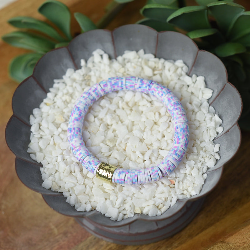 Kendra Silicone Disc Stretch Bracelets