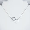 Large Letter / Initial Necklace In Silver