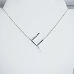 Large Letter / Initial Necklace In Silver
