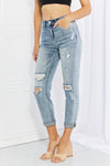 Vervet by Flying Monkey Let You Go Distressed Jeans