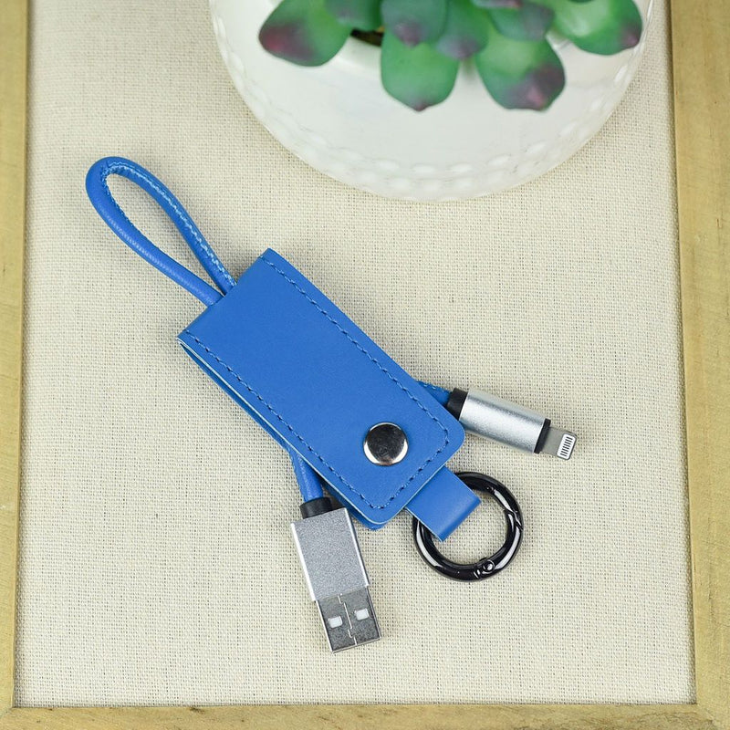 Key Chain with iPhone Charging Cable