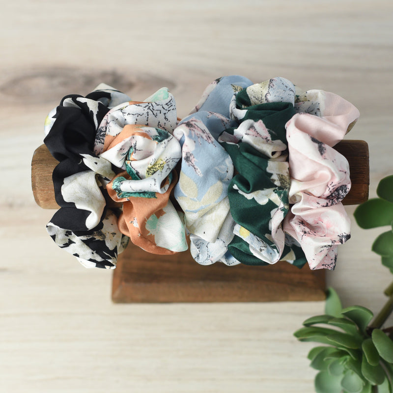 Boho Hair Scrunch Set of 5
