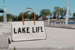 Lake Life Canvas Tote