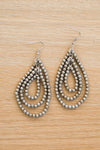 Silver Three Tiered Earring