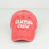 Camping Crew Embroidered Hat