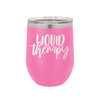 Liquid Therapy Pink 12oz Insulated Tumbler