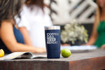 Coffee. Dad. Beer. Repeat. Navy 20oz Insulated Tumbler