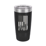 Grill Flag Black 20oz Insulated Tumbler