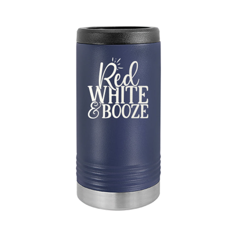 Red, White & Booze Slim Can Beverage Holder